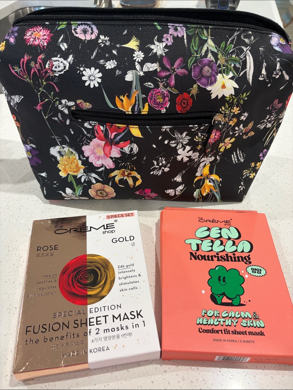 Gen Tell 5 Sheet Mask – Calming Hydration by The Crème 5 Sheet Masks and Bag